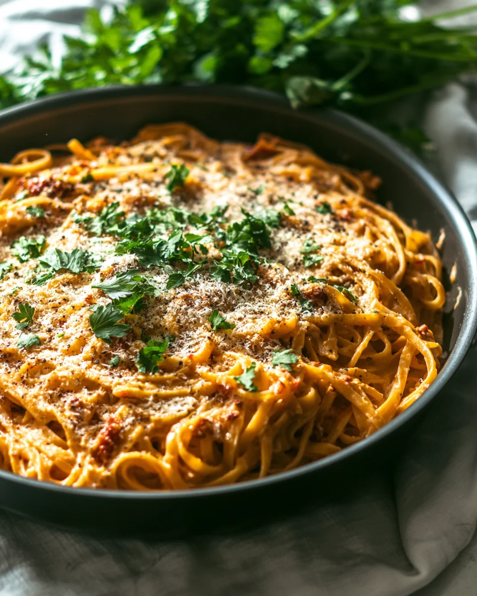 Creamy Sun-Dried Tomato Pasta: A Rich Flavor Adventure!
