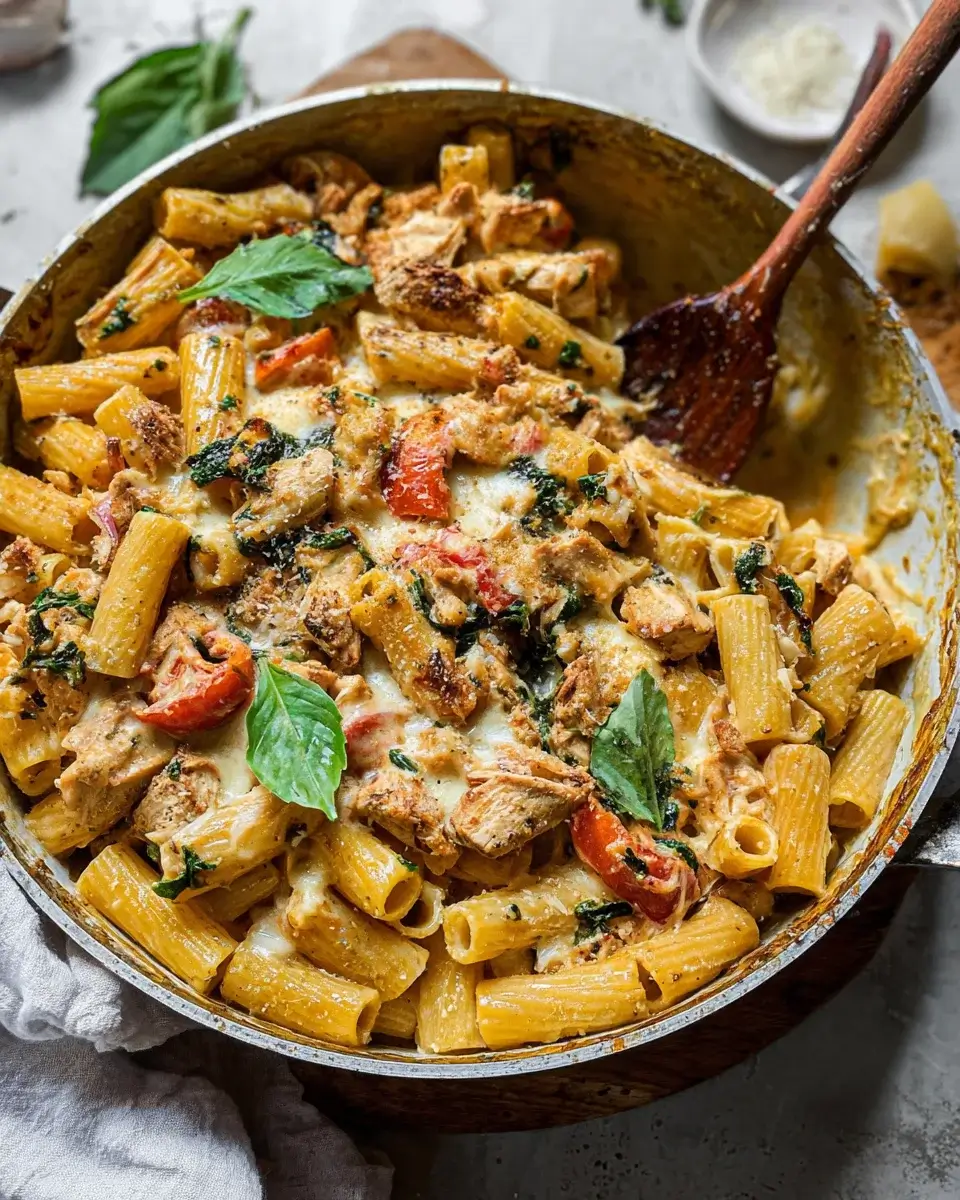 Pesto Chicken Pasta Bake: A Delicious Family Favorite!