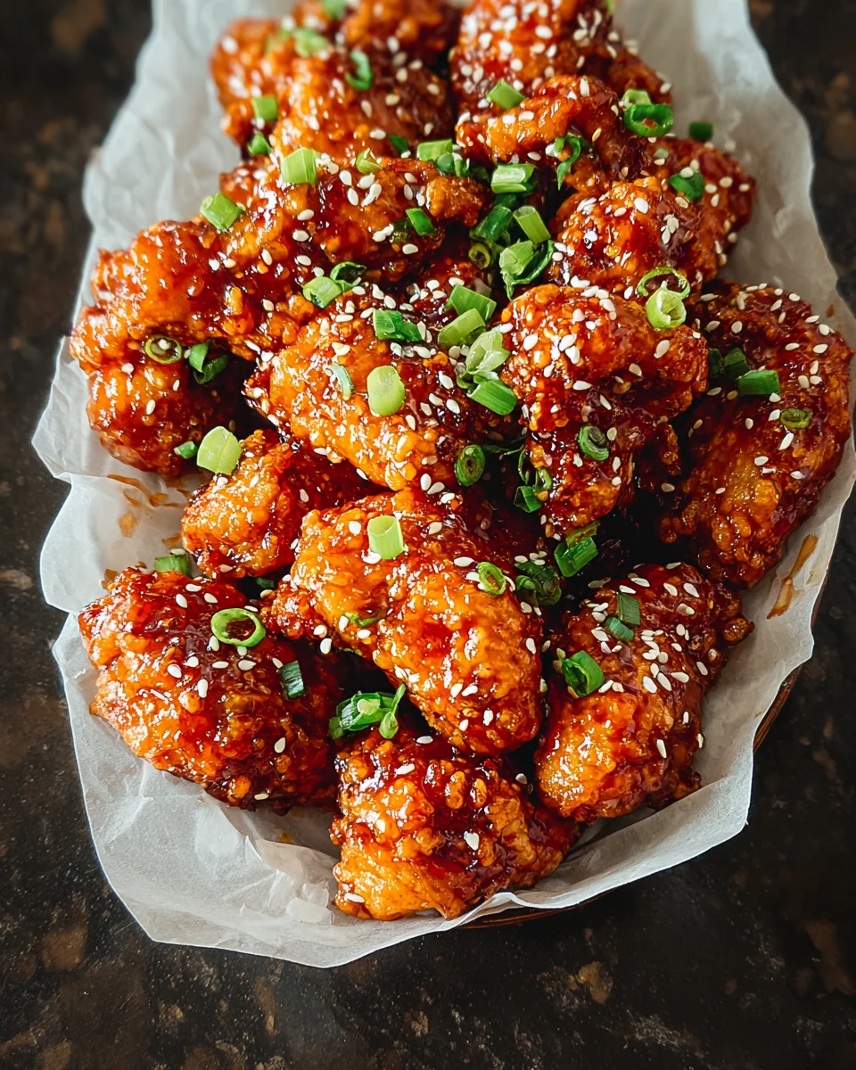 Sweet and Spicy Korean Fried Chicken: A Must-Try Recipe!