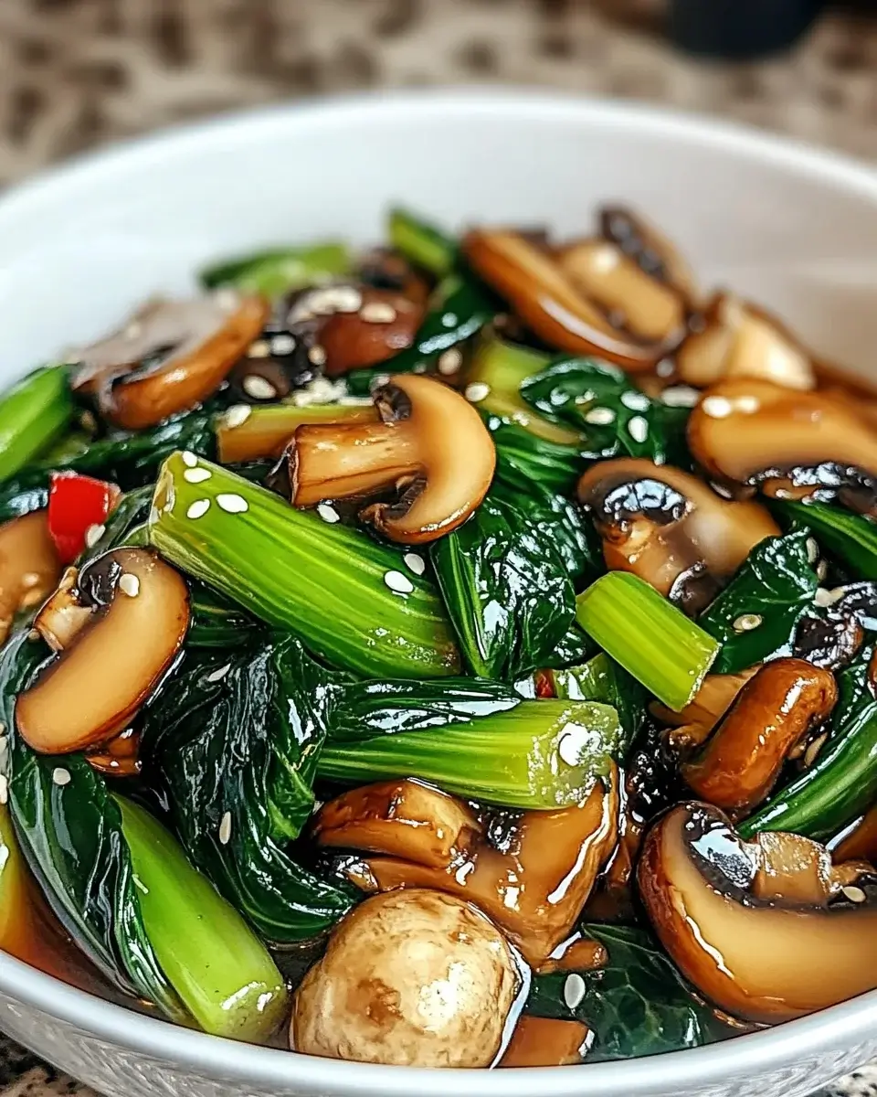 Bok Choy and Mushroom Stir-Fry Delight: A Quick Recipe!