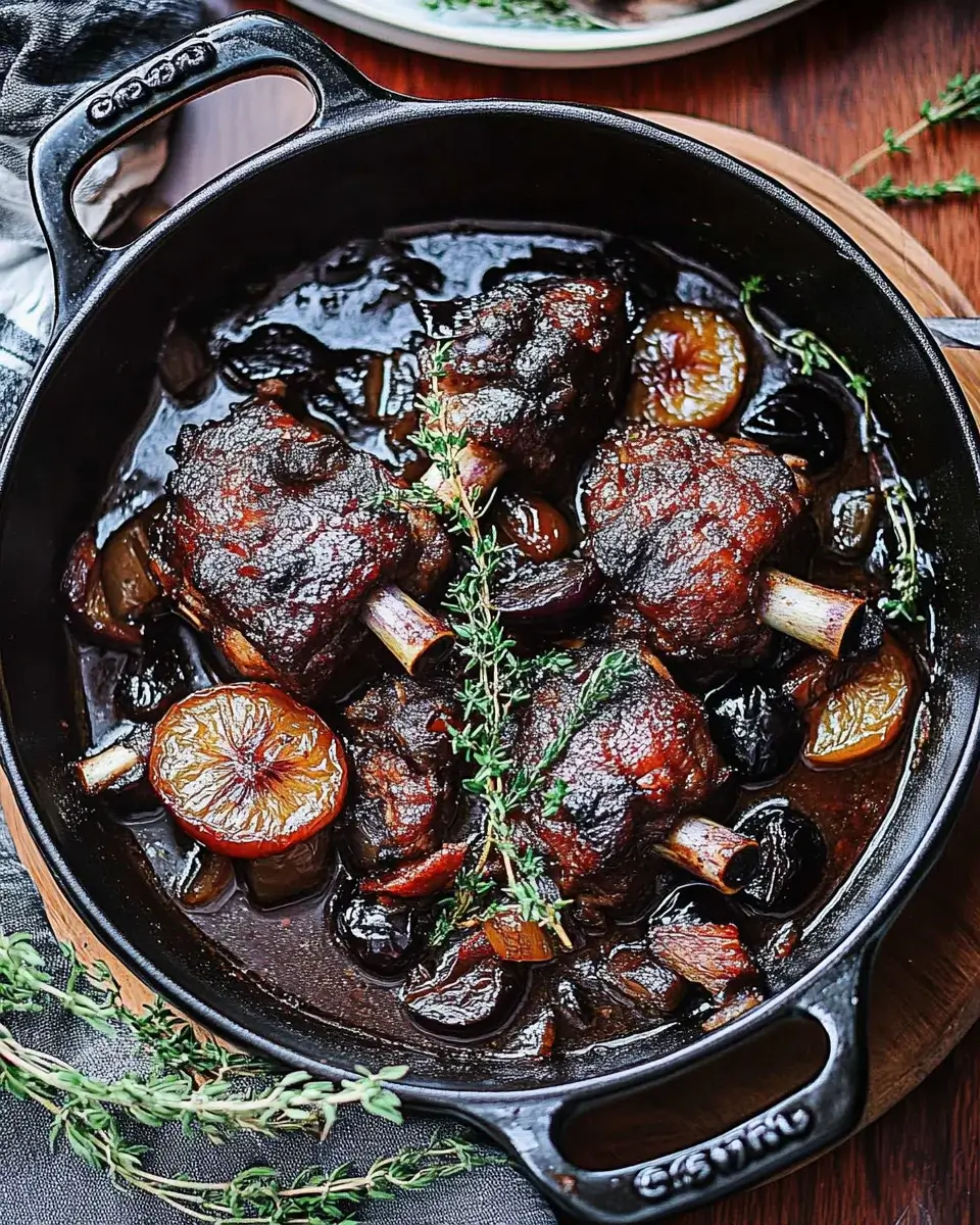 Braised Oxtails with Prunes: A Hearty Delight Awaits!