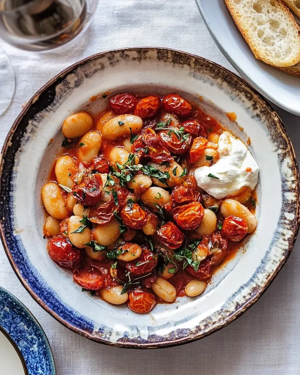 Butter Beans with Roasted Cherry Tomatoes Delight You!