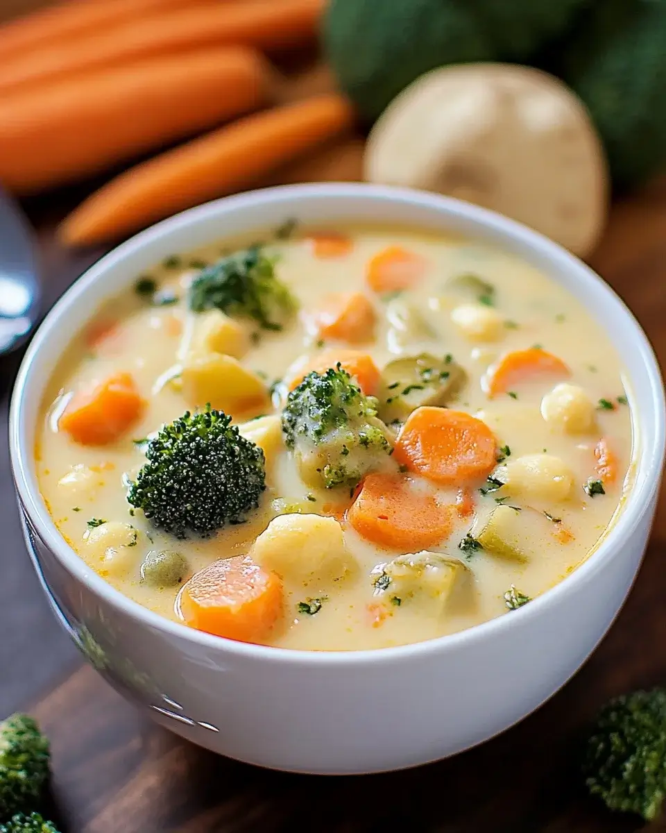 Cheesy Vegetable Chowder: A Creamy Delight You’ll Love!