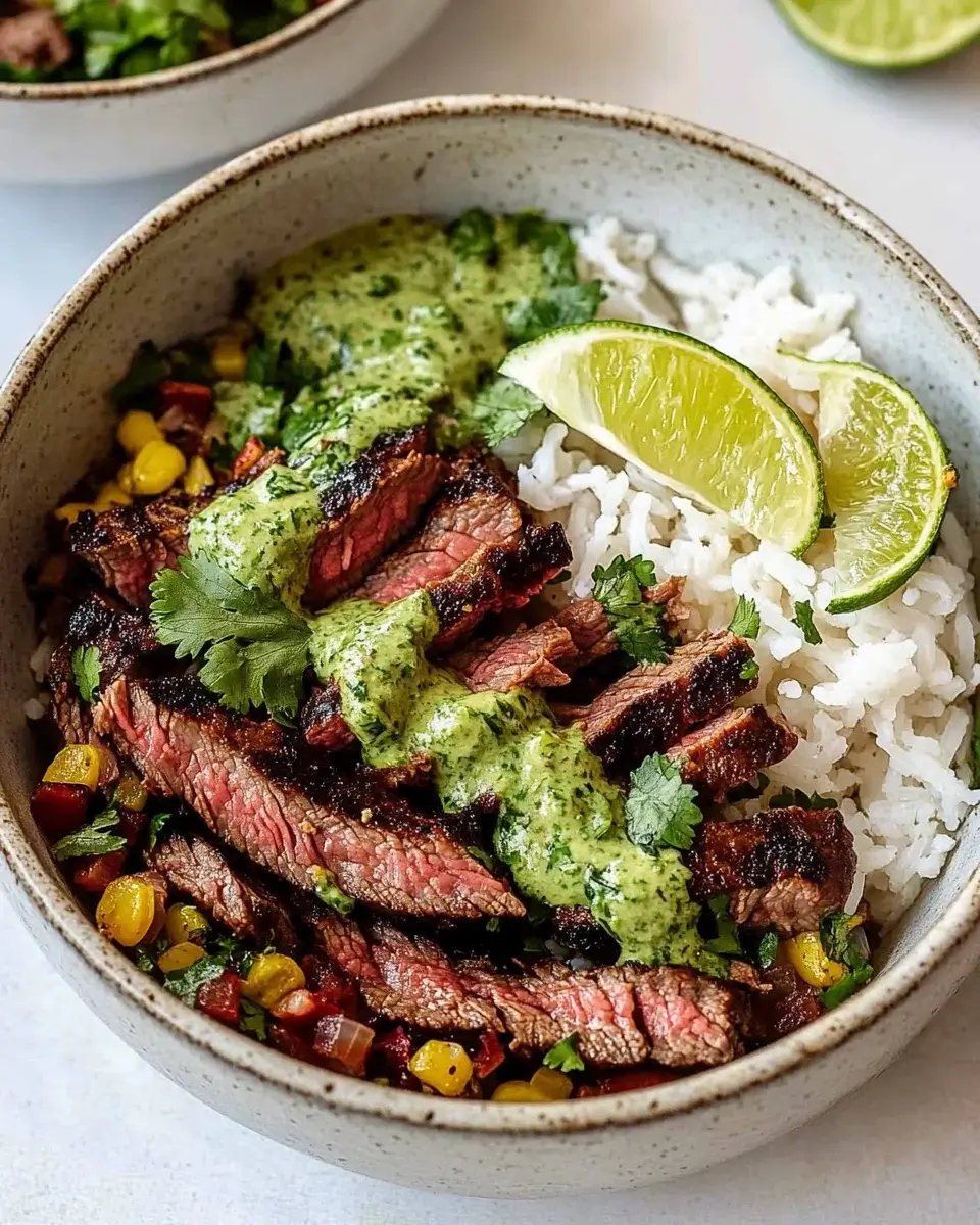 Cilantro Lime Steak Bowls: A Flavorful Dinner Delight