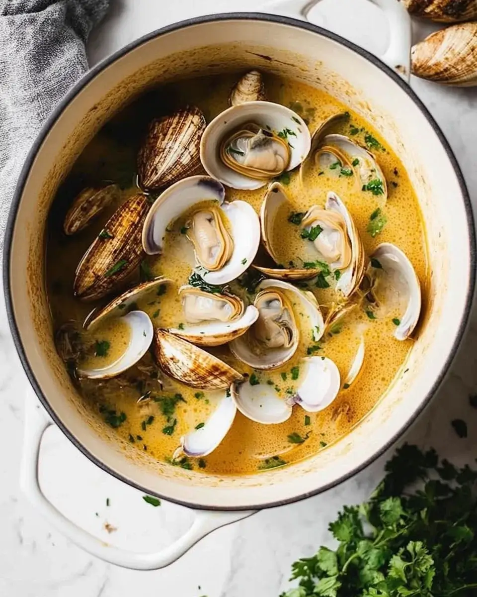 Coconut Broth Clams with Lemongrass: A Flavorful Delight!