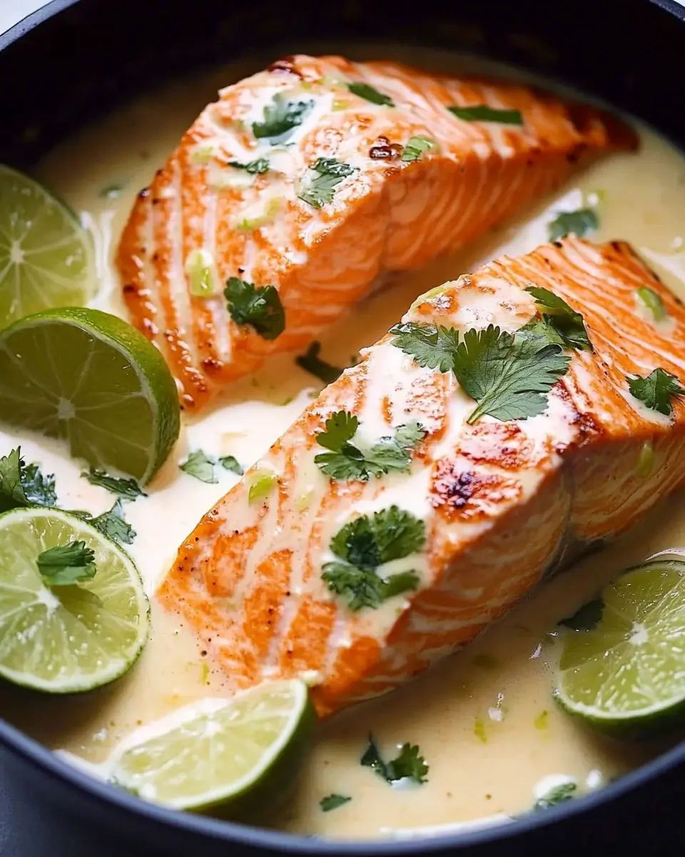 Coconut Lime Poached Salmon: A Refreshing Delight!