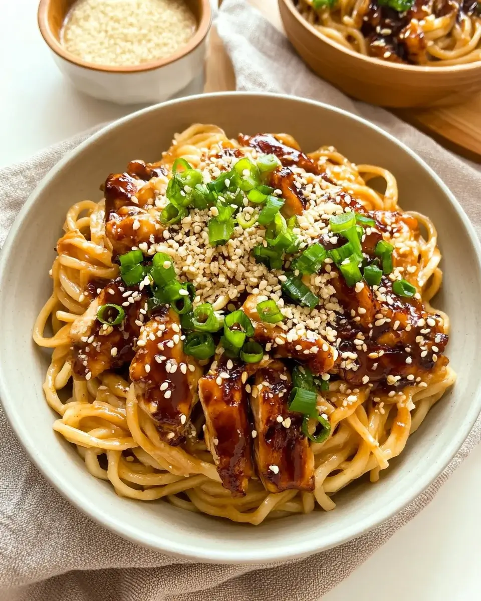 Garlic Noodles with Teriyaki Chicken: A Tasty Delight!
