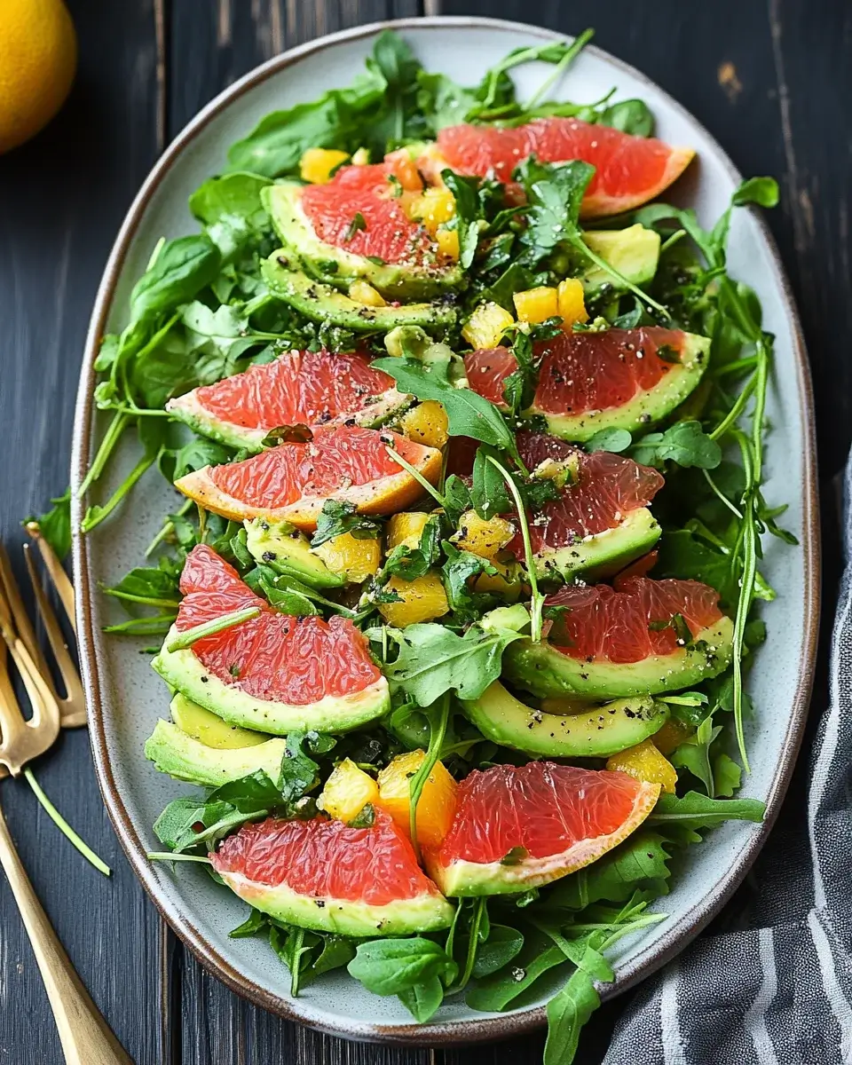 Grapefruit and Avocado Salad: A Refreshing Delight!