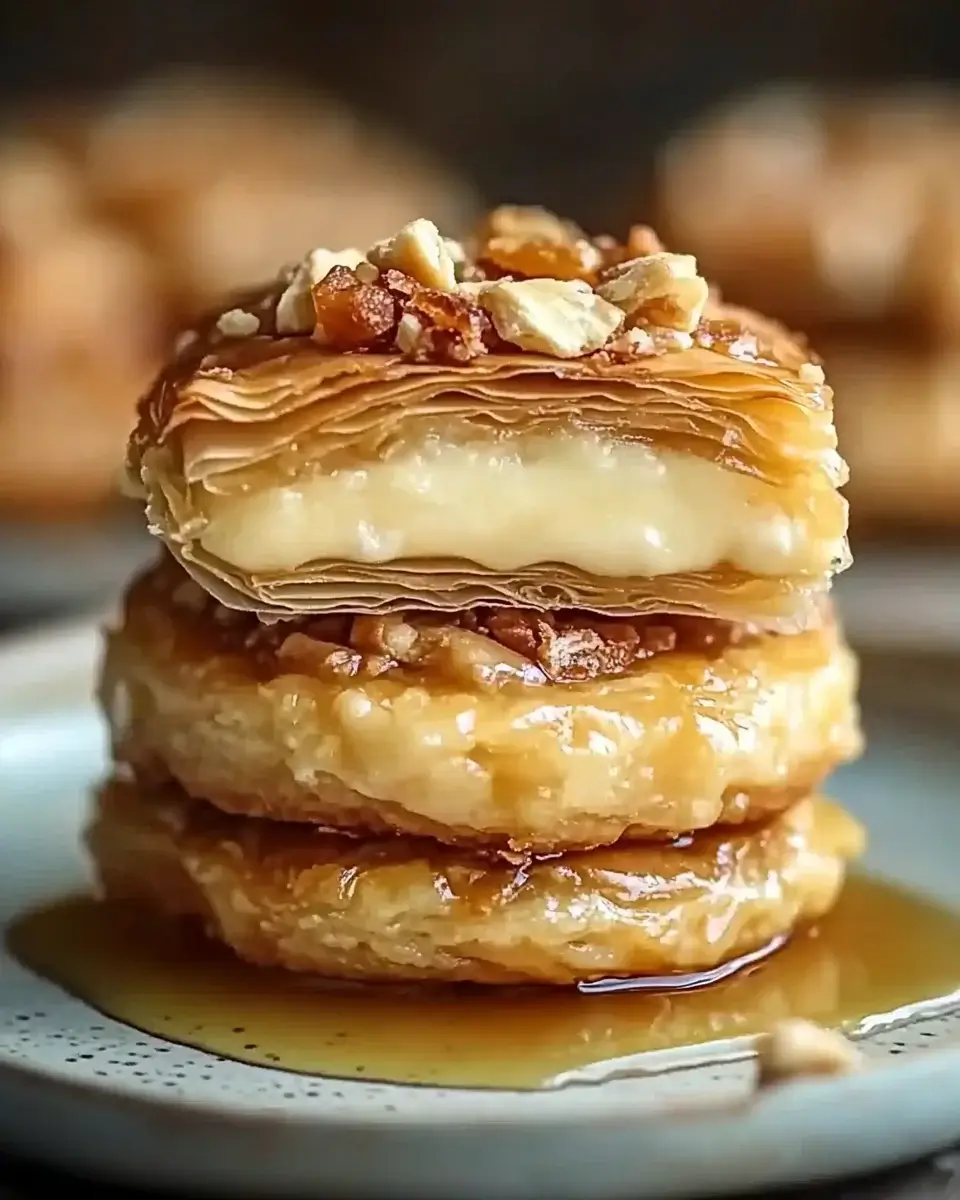 Irresistible Baklava Cheesecake Phyllo Cookies Delight!