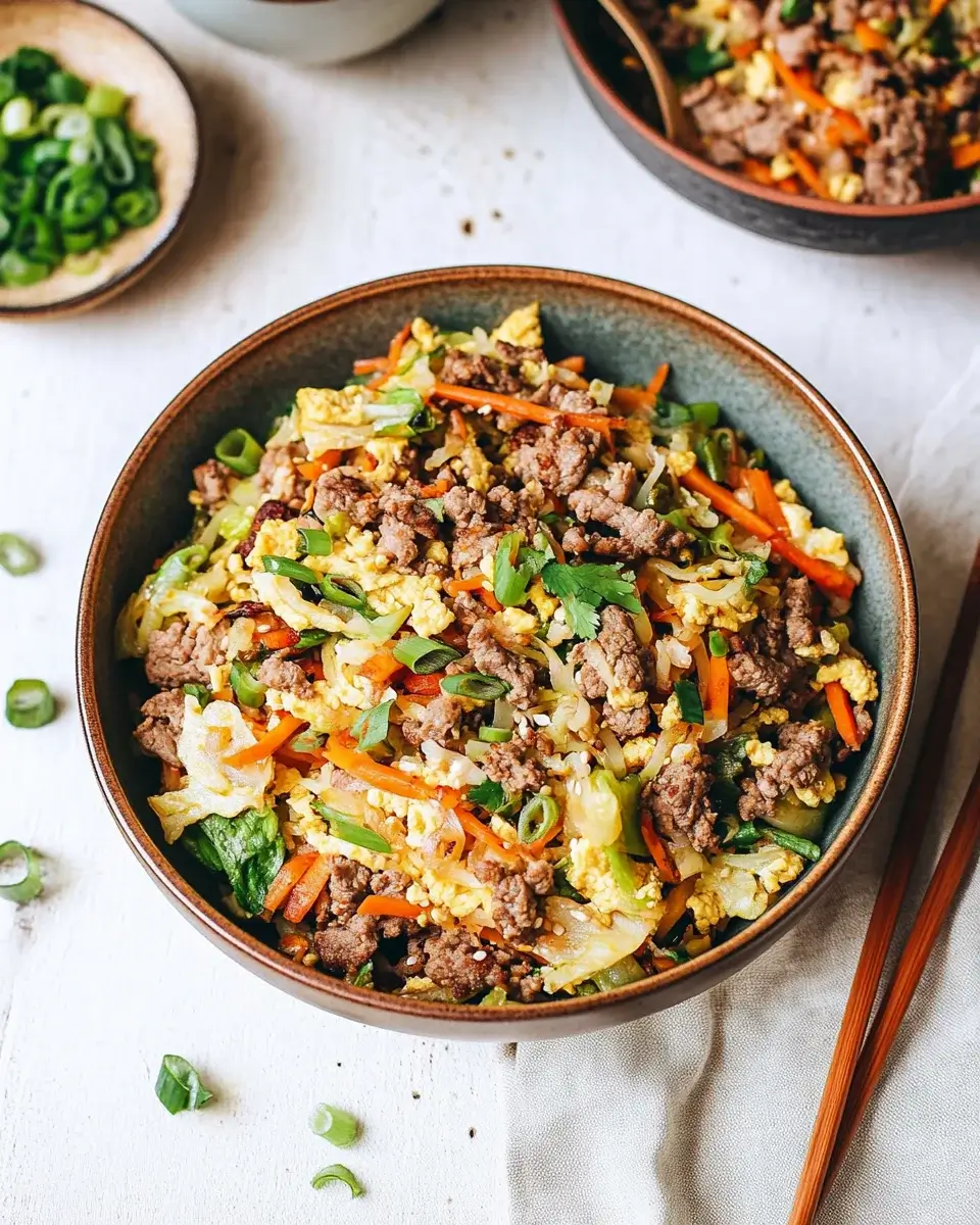 Paleo Egg Roll in a Bowl: Quick, Healthy Recipe Inside!