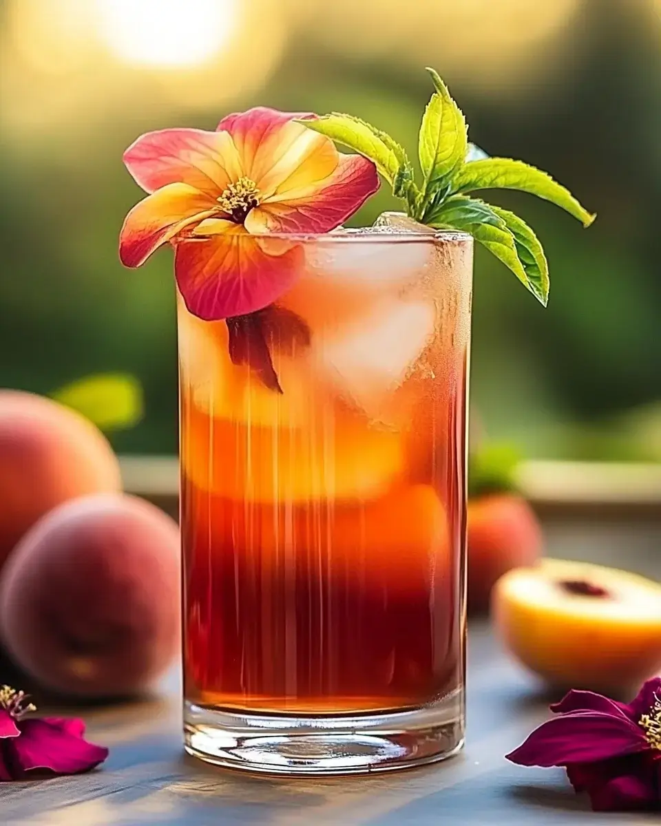 Peach Hibiscus Sunset Tea: Refresh Your Summer Drinks!