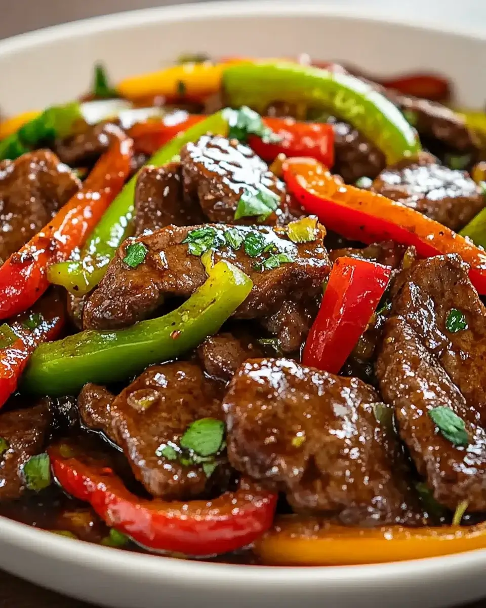 Pepper Steak Stir-Fry: A Quick and Savory Delight!