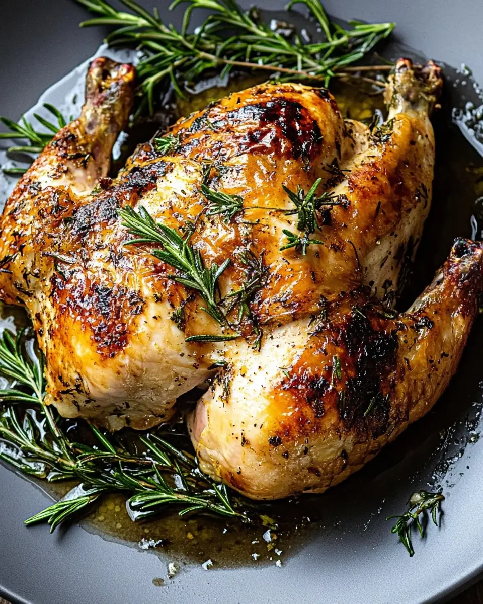 Rosemary Spatchcock Chicken: Your Flavorful Dinner Delight!