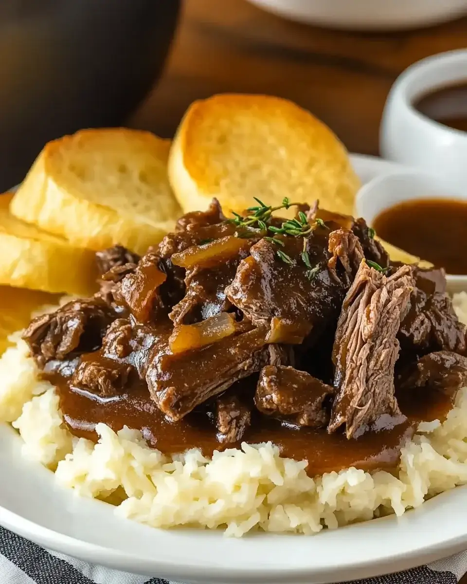Slow Cooker Beef Manhattan: A Hearty Comfort Dish!