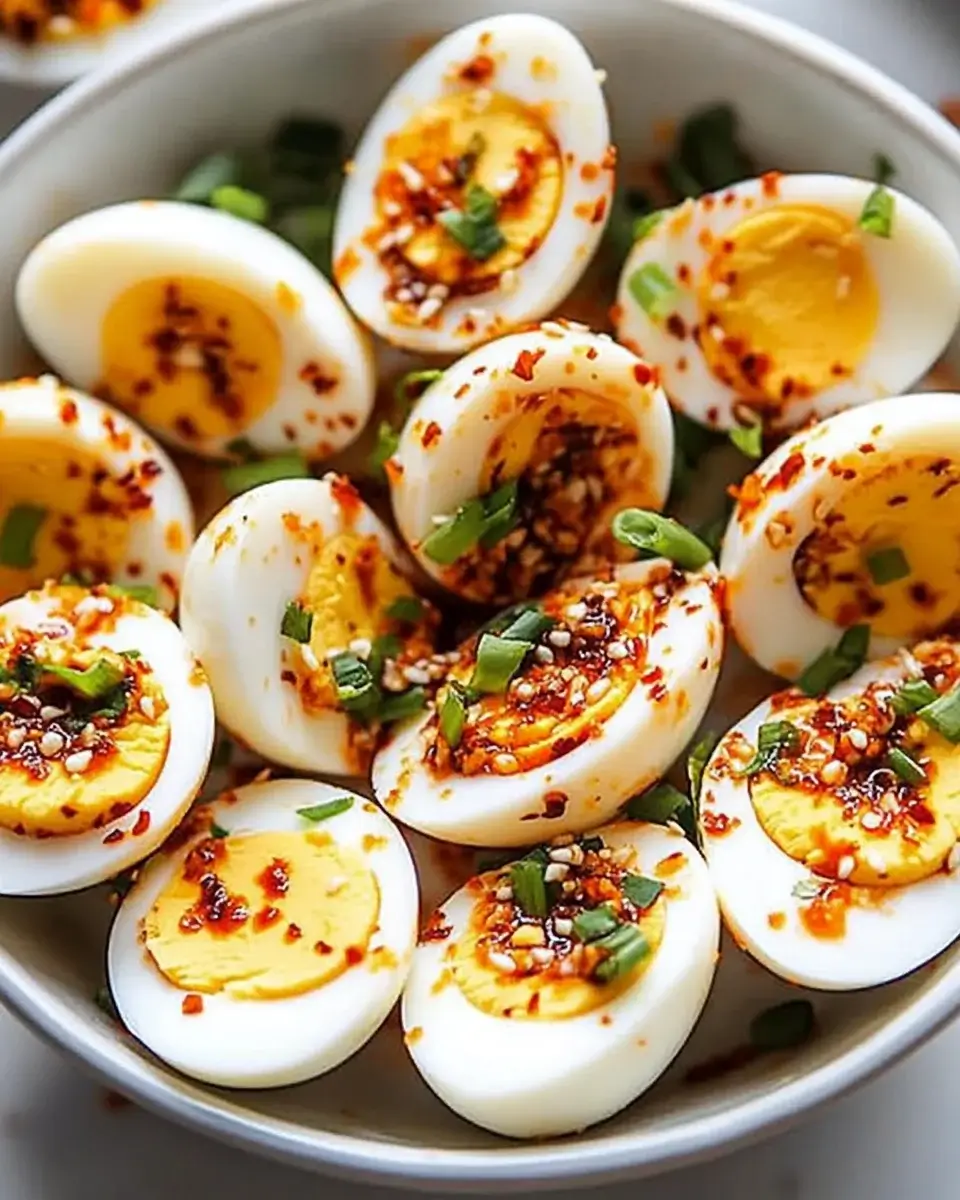 Spicy Chili Garlic Deviled Eggs: A Flavorful Twist!