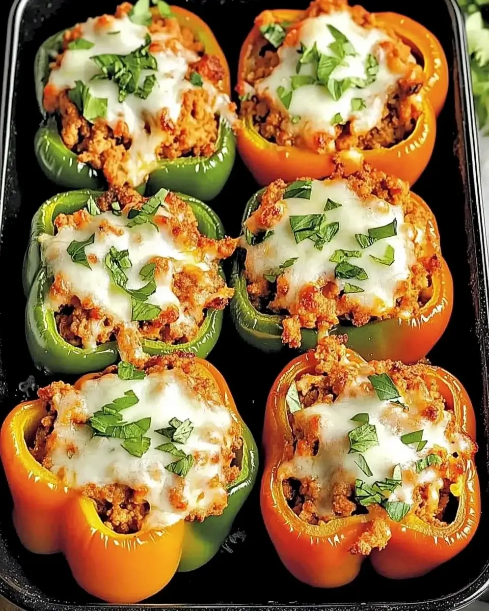 Stuffed Bell Peppers with Ground Turkey: A Tasty Delight!