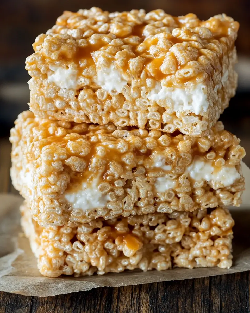 Brown Butter Dulce de Leche Rice Krispie Treats Delight!