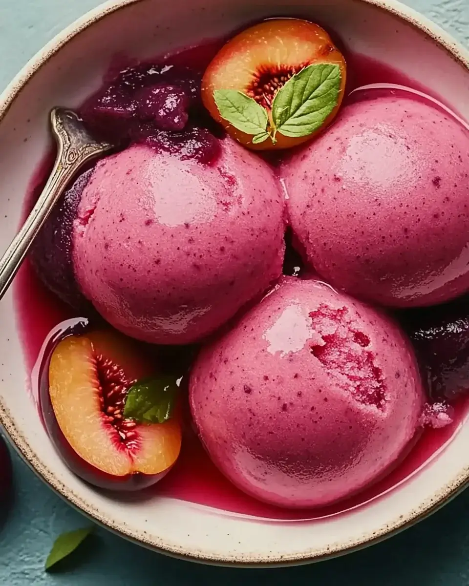 Cardamom Plum Sorbet: Discover a Refreshing Treat!
