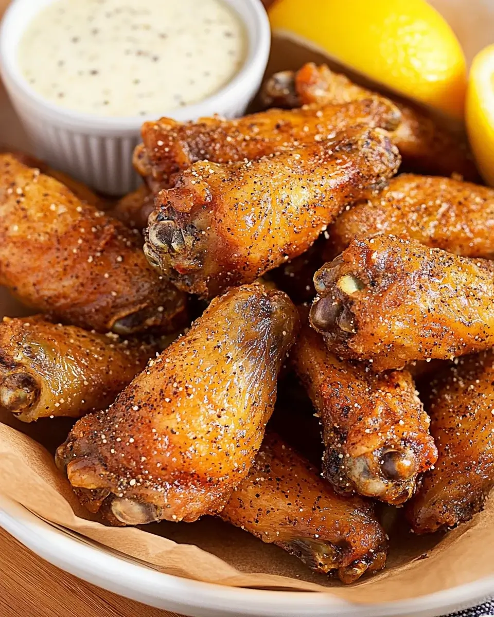 Lemon Pepper Chicken Wings: Irresistibly Crispy Recipe!