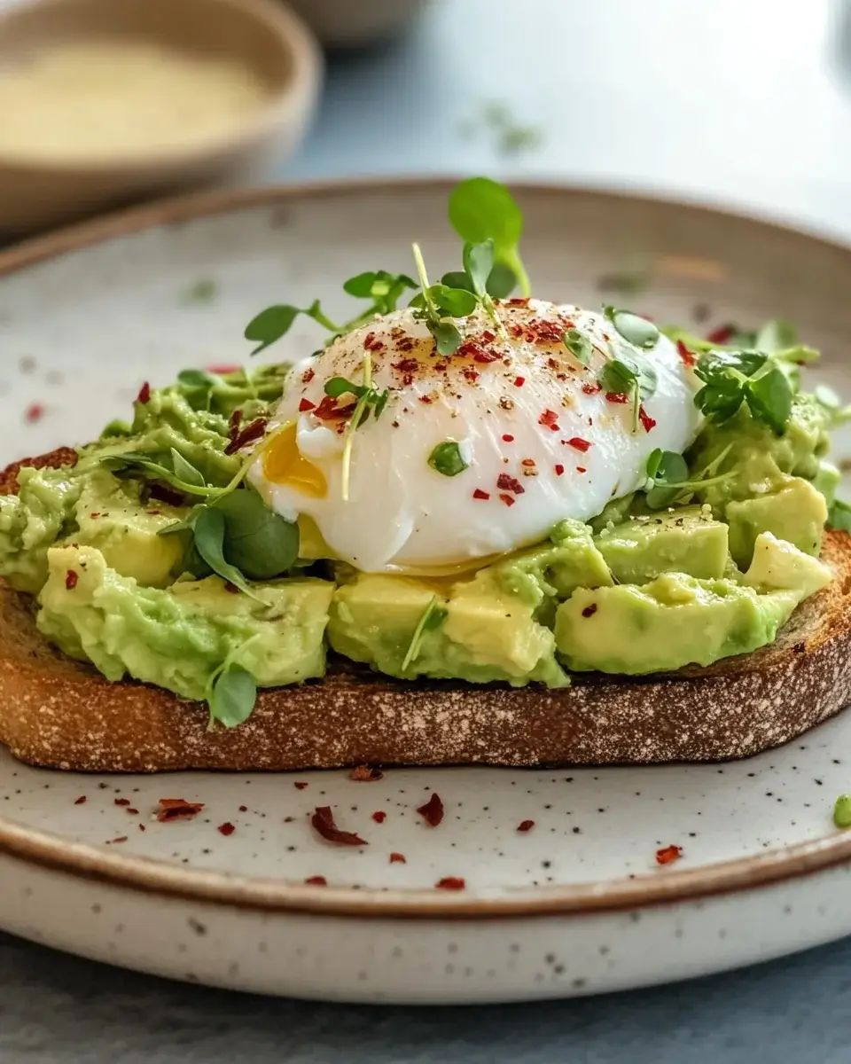 Sourdough Avocado Toast with Poached Egg: Your Perfect Breakfast!