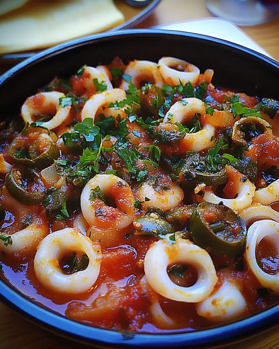 Spicy Calamari Puttanesca: Discover the Bold Flavor!