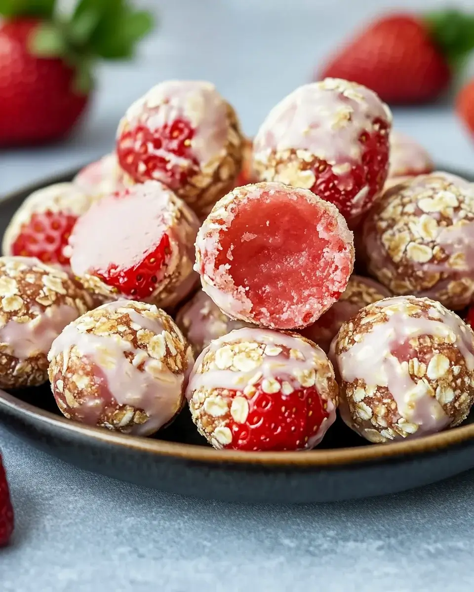 Strawberry Shortcake Energy Bites: A Tasty Snack Awaits!