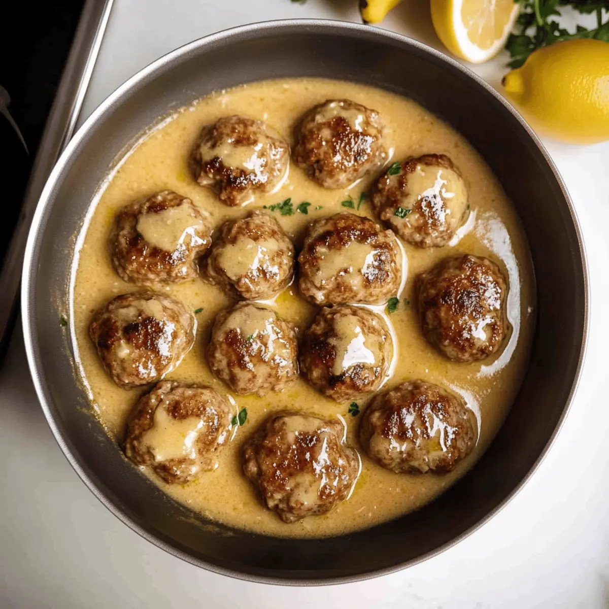 Juicy Meatballs In Lemon Sauce for Cozy Weeknight Dinners