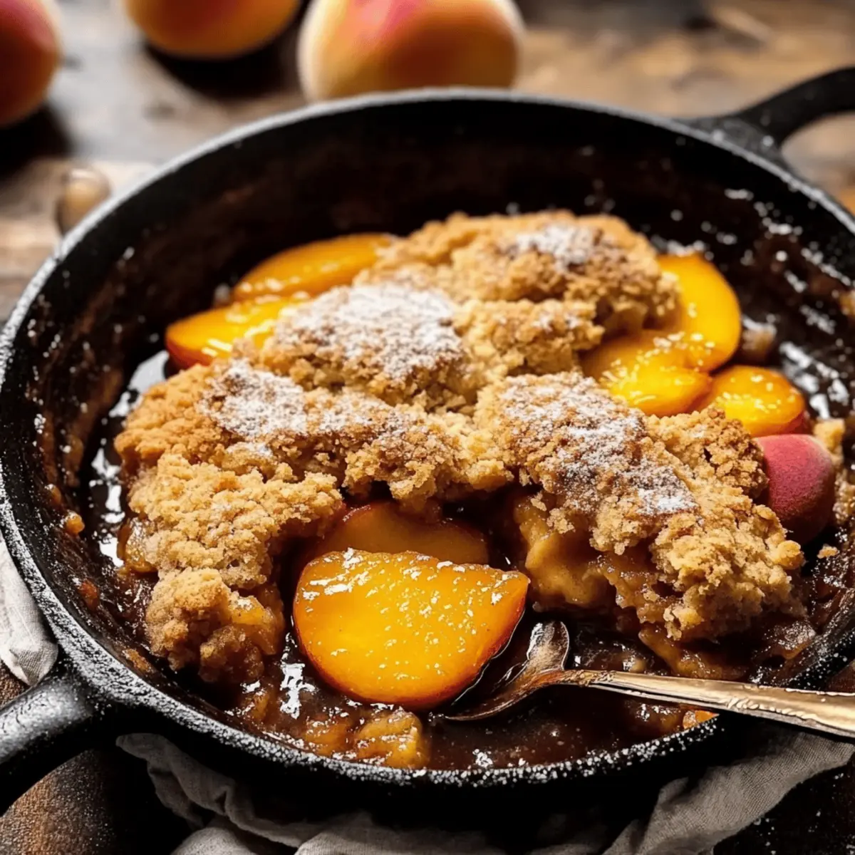 Skillet Brown Sugar Peach Cobbler: Your Summer Sweet Escape