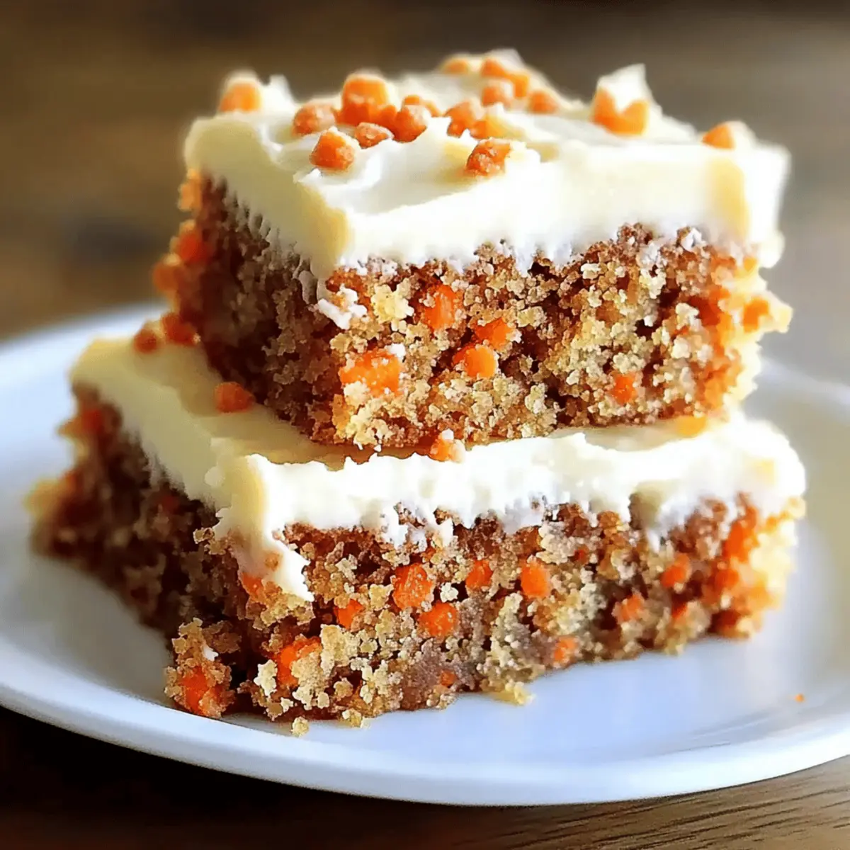 Decadent Carrot Cake Bars with Cream Cheese Frosting Bliss
