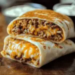 Easy Grilled Cheese Burrito