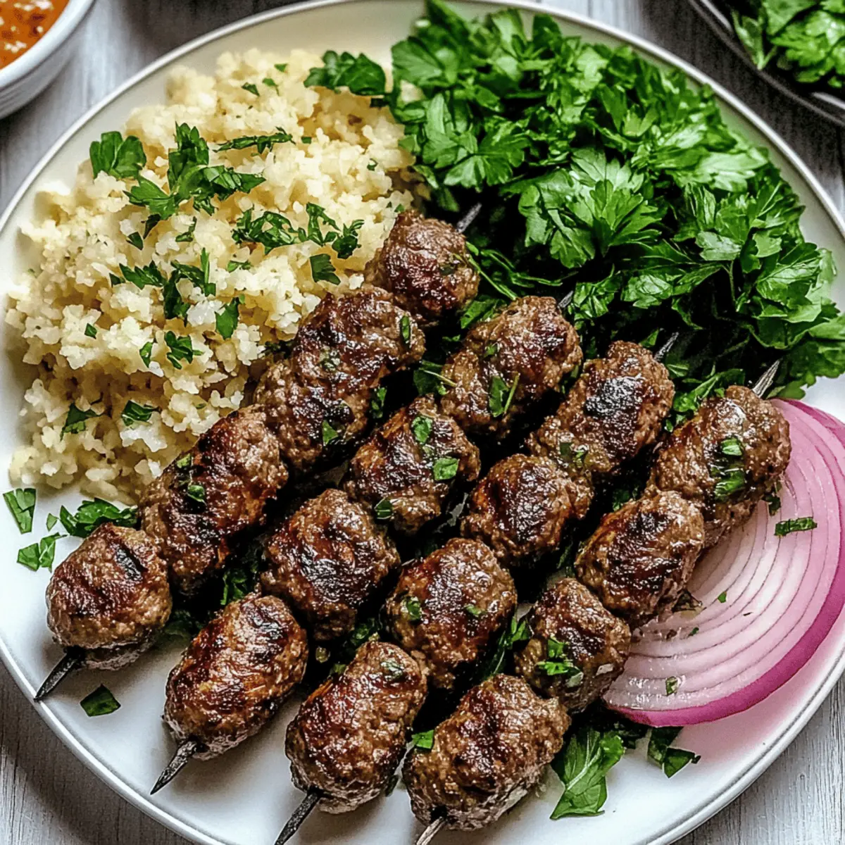 Delicious Lebanese Kafta: Grilled Beef or Lamb Perfection