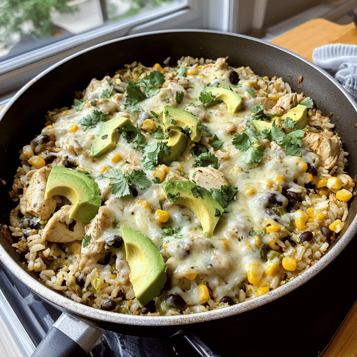 Salsa Verde Chicken & Rice Skillet: A Quick Comfort Meal