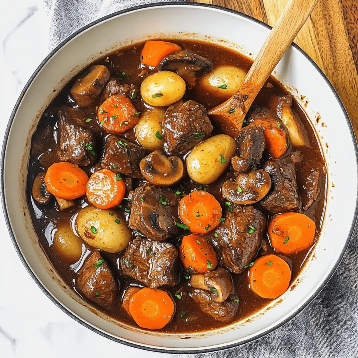 Savory and Rich: Ultimate Beef Stew with Mushrooms Awaits