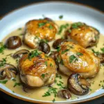 Creamy Garlic Mushroom Chicken