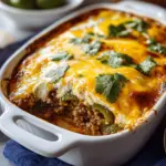 Baked Beef Chiles Rellenos Casserole