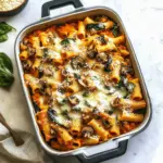 Pasta Bake with Pumpkin Tomato Sauce