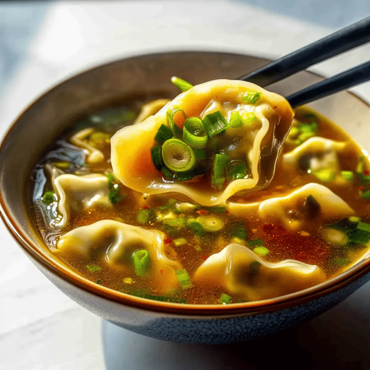 Warm and Cozy Gyoza Soup (Japanese Dumpling Soup) Recipe
