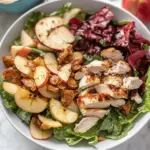 Fuji Apple Chicken Salad with Creamy Champagne Vinaigrette.