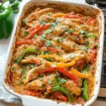 Mexican Chicken Fajita Casserole