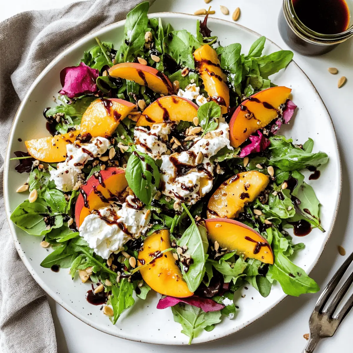 Burrata Peach Salad: A Refreshing Summer Delight
