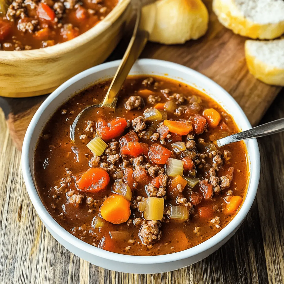 Hearty Hamburger Soup for Cozy Weeknight Dinners